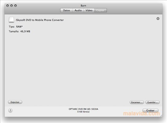 disc burning software for mac